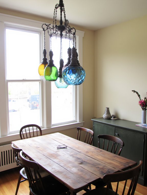 elegant artistic glass shades