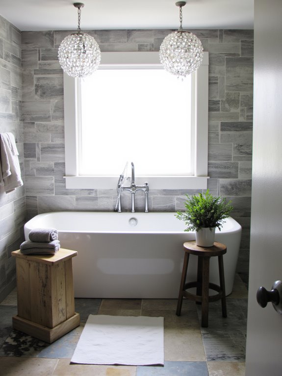 elegant crystal pendant lighting