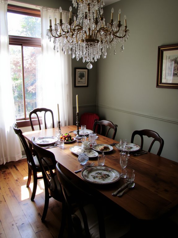 elegant dining room ambiance