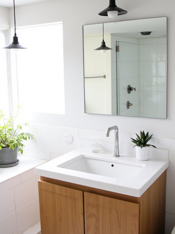 elegant functional bathroom lighting