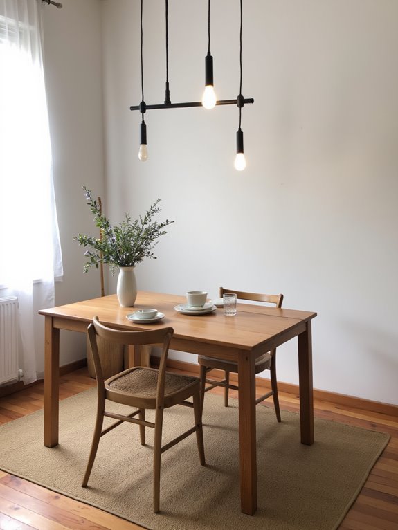 elegant minimalist chandelier ambiance