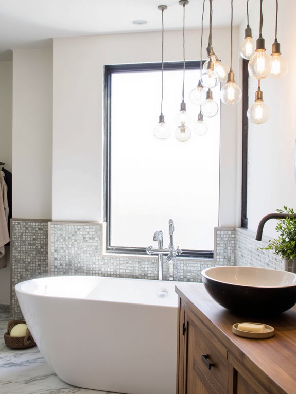 elegant pendant lights ambiance