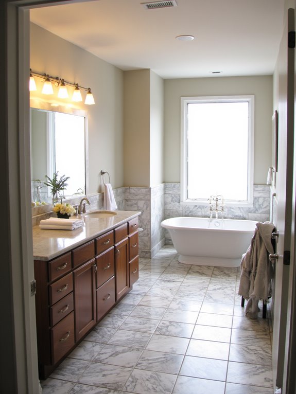 evenly spaced pendant lights