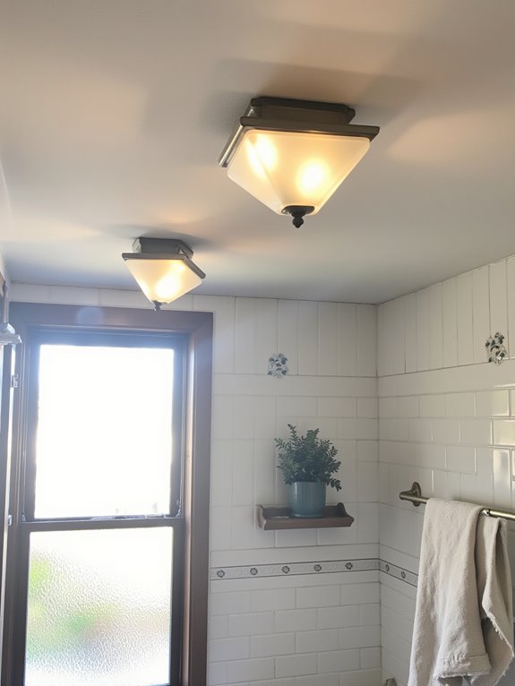 geometric ceiling lights elevate