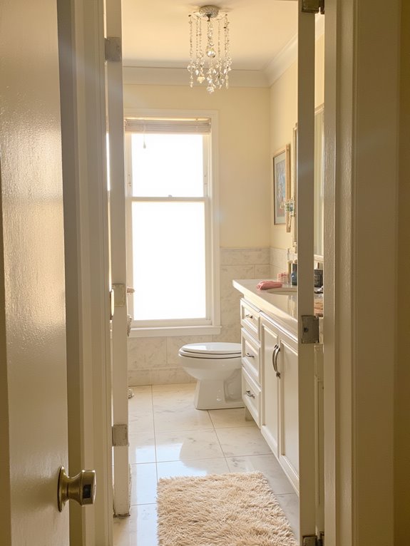 glamorous crystal hanging lights