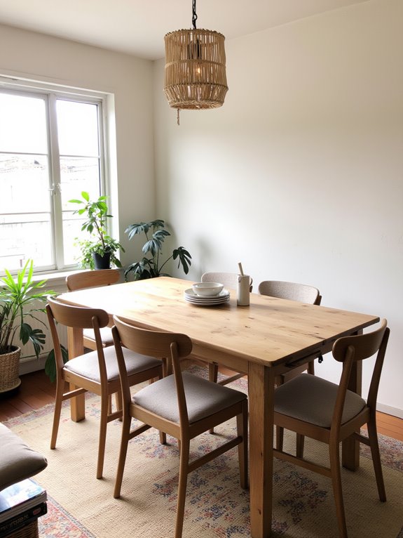 japandi style dining elegance