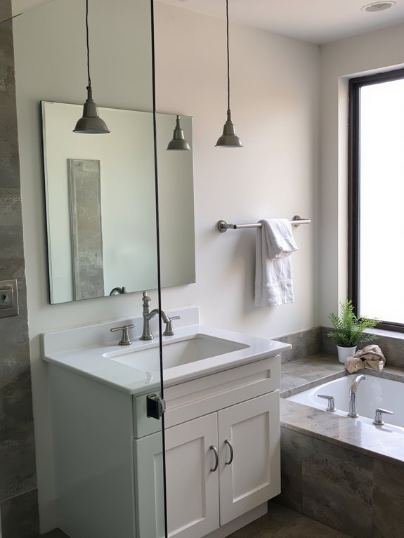 layered lighting enhances ambiance