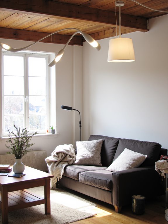 layered lighting enhances warmth