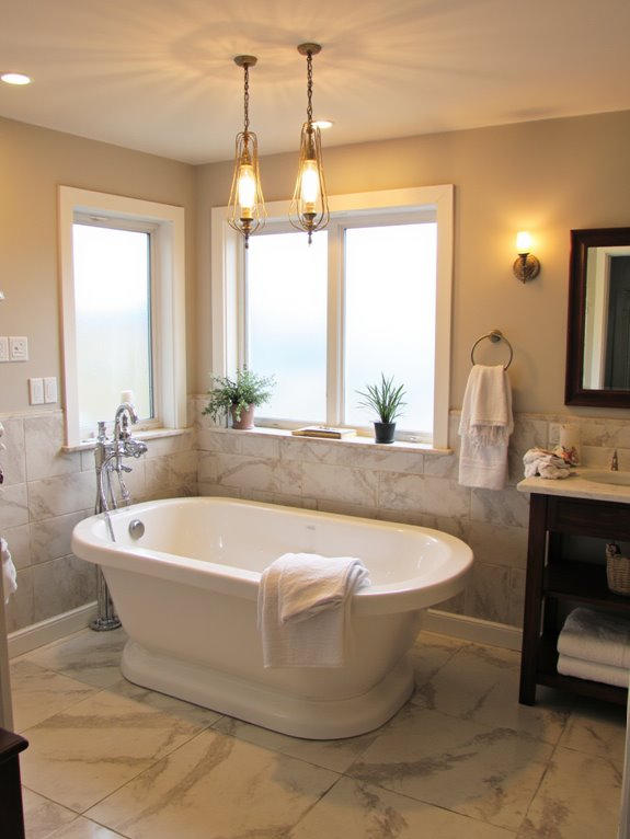 layered lighting for ambiance