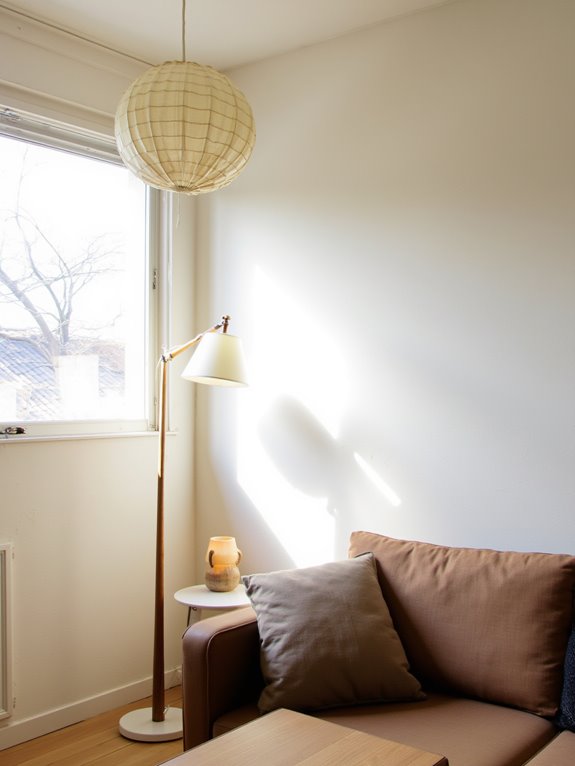 layered lighting for warmth