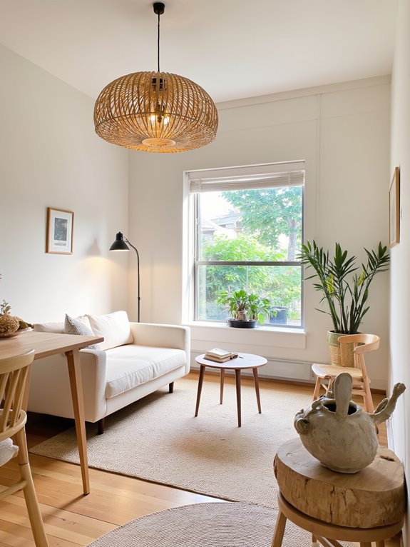 layered lighting for warmth