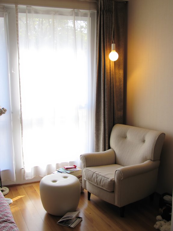 layered lighting for warmth