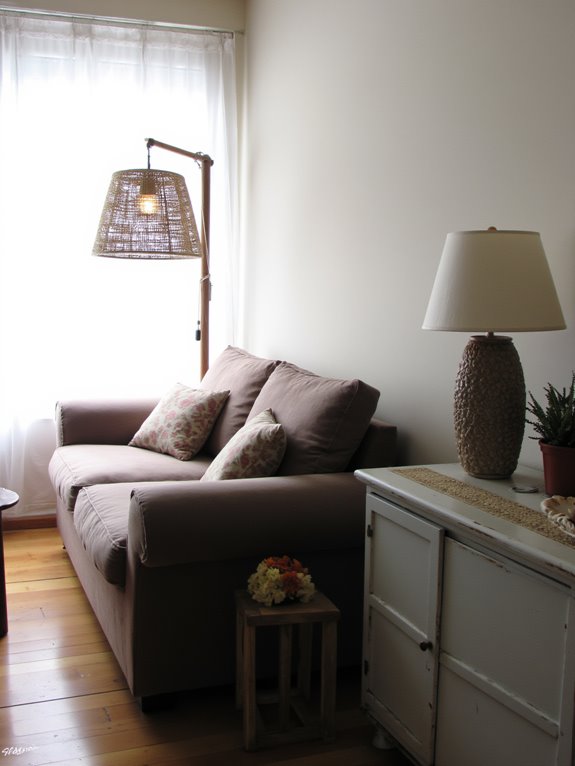 layered lighting for warmth