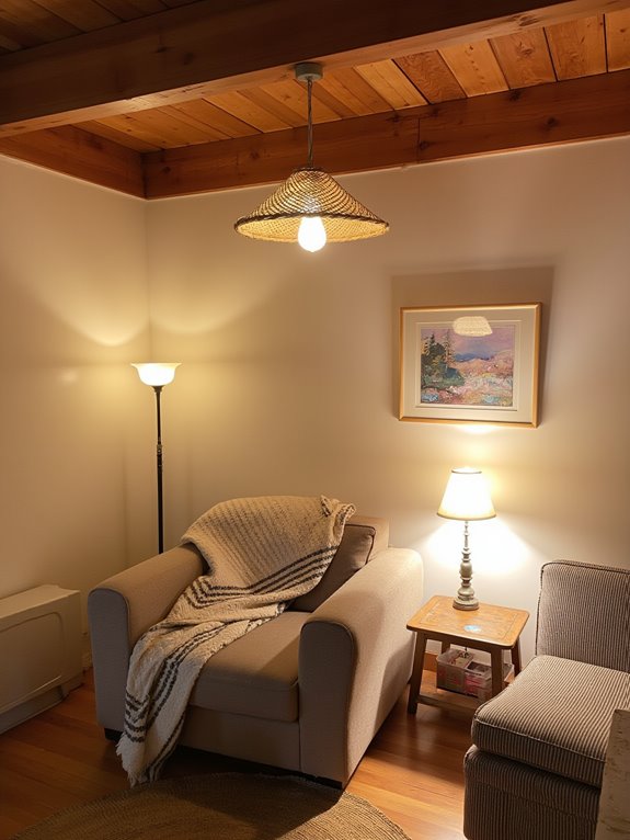 layered lighting with dimmers