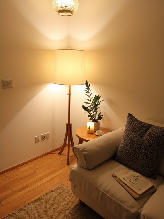 layered lighting with dimmers