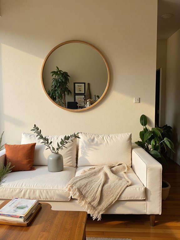 mirrors reflect natural light