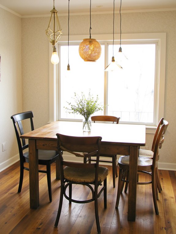 mixing pendant styles harmoniously