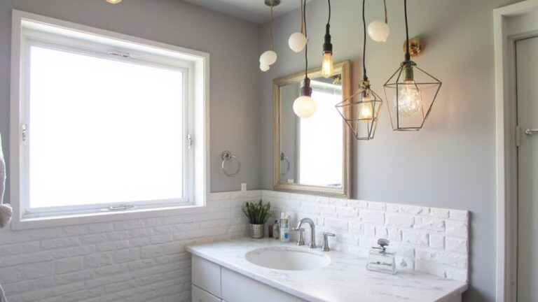 modern bathroom pendant lighting