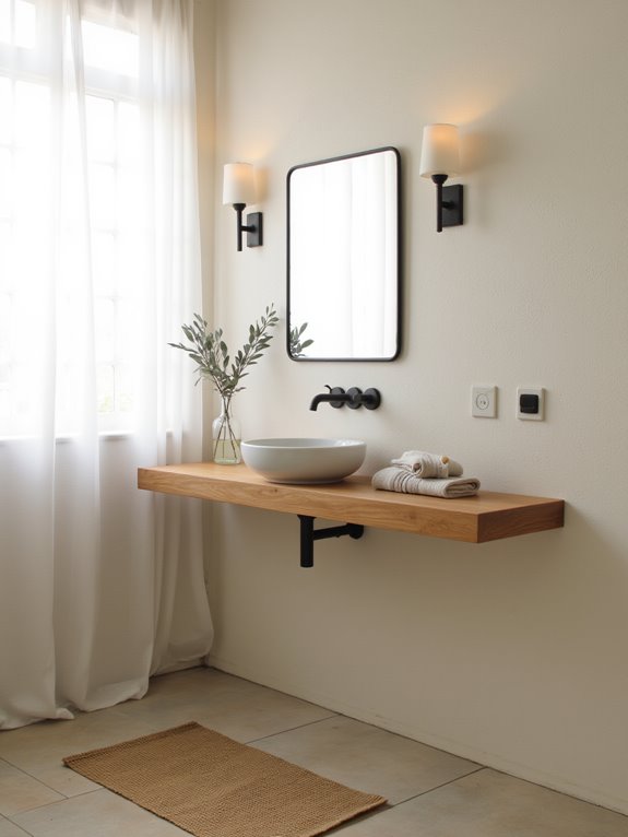 natural materials and tranquility