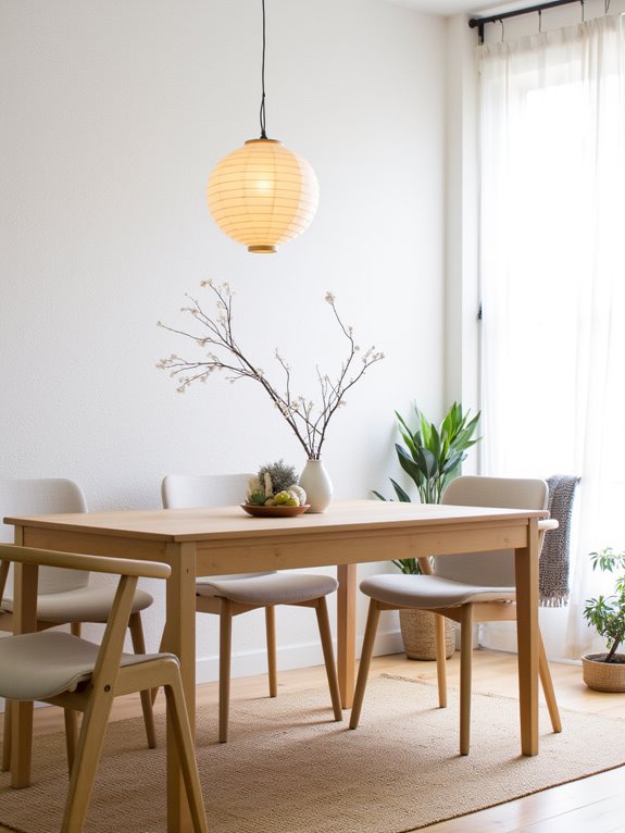 natural materials clean lines