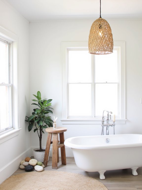 natural materials for tranquility