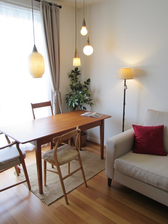 natural warm adjustable lighting