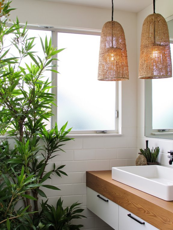 natural warmth in bathrooms