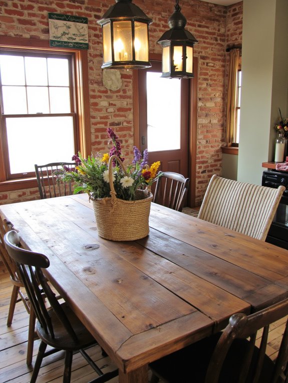rustic charm dining decor