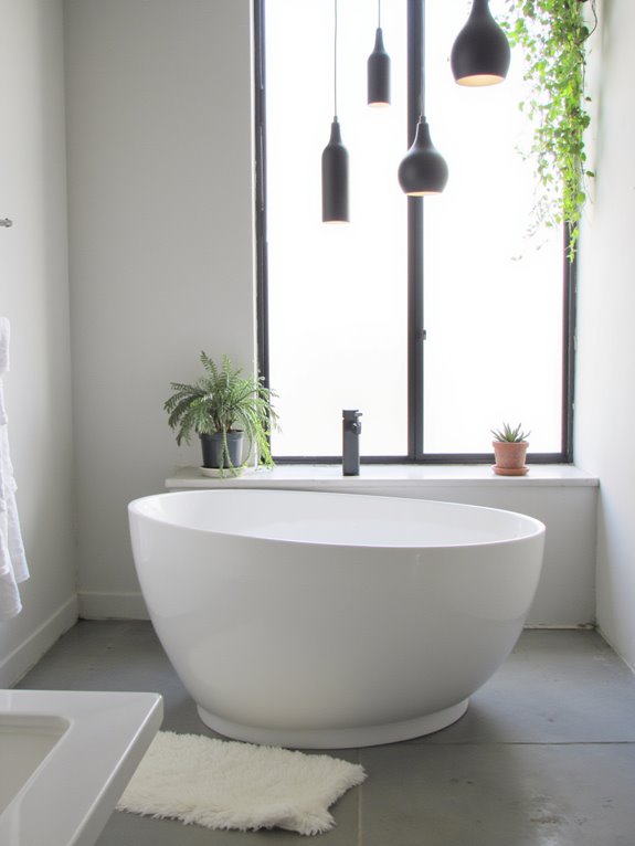 sleek elegant calming fixtures