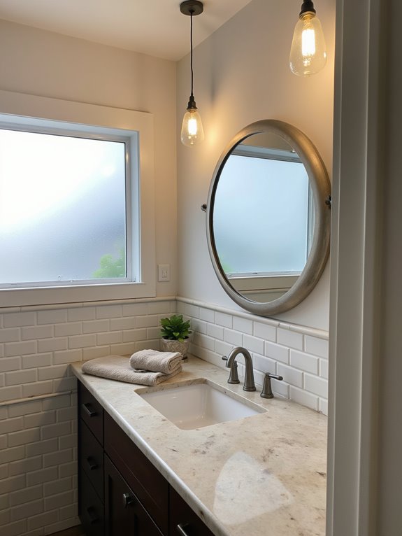 sleek glass lighting elegance