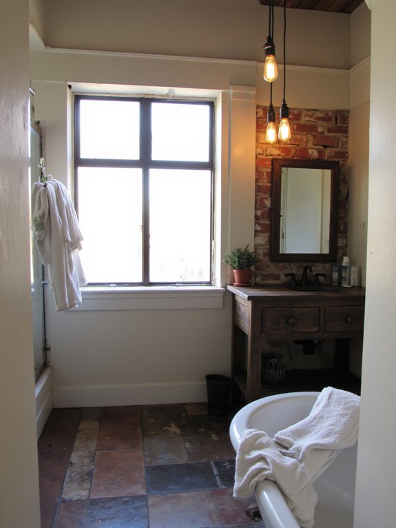 sleek industrial metal lighting