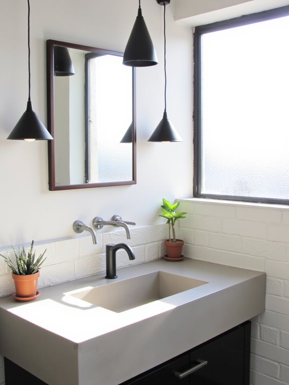 sleek modern minimalist pendants