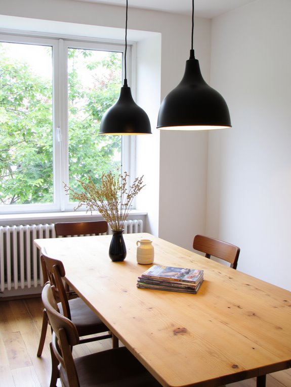 sleek scandinavian dining elegance