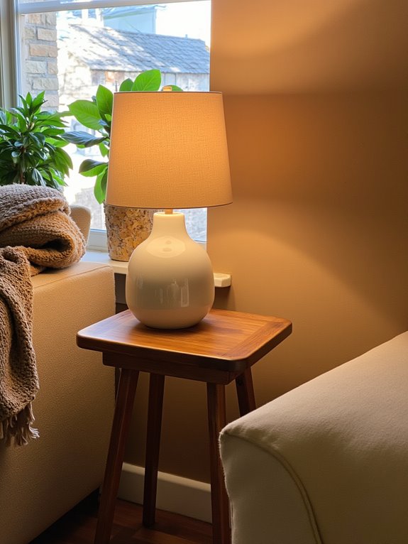 soft lamps create serenity