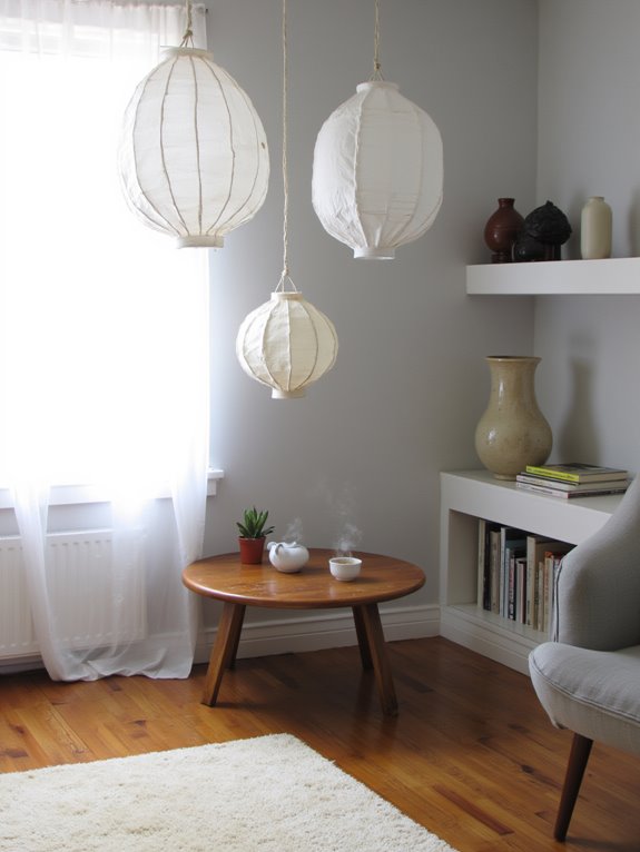 soft lighting with lanterns