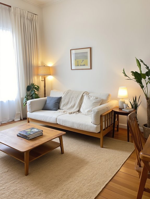 textured lampshades enhance ambiance