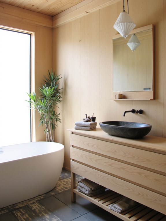 tranquil ambiance through lighting