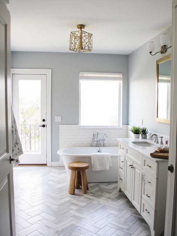 transform bathroom with lighting