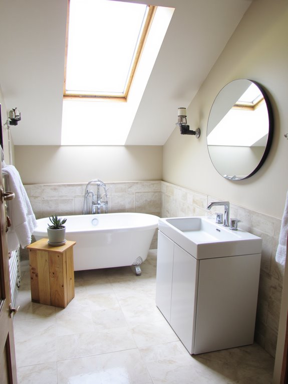 transform your bathroom with skylights