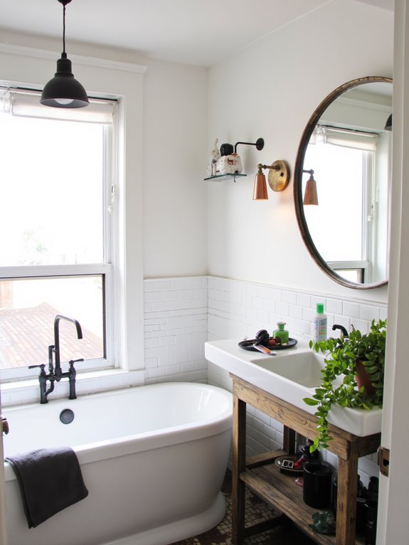 unique bathroom fixture finishes