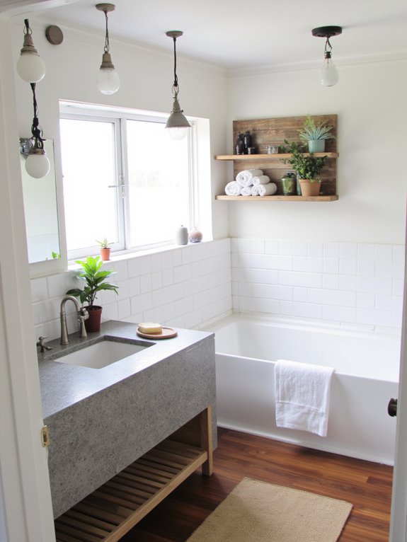 unique lighting for bathrooms