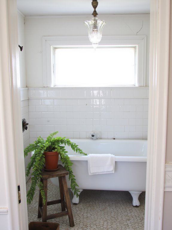 vintage charm for bathrooms