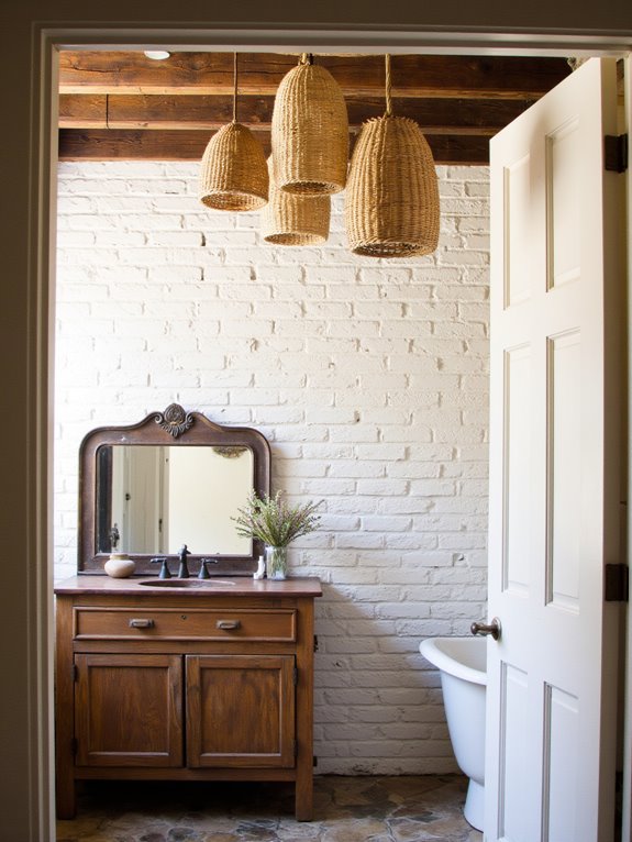 woven rattan pendant lighting