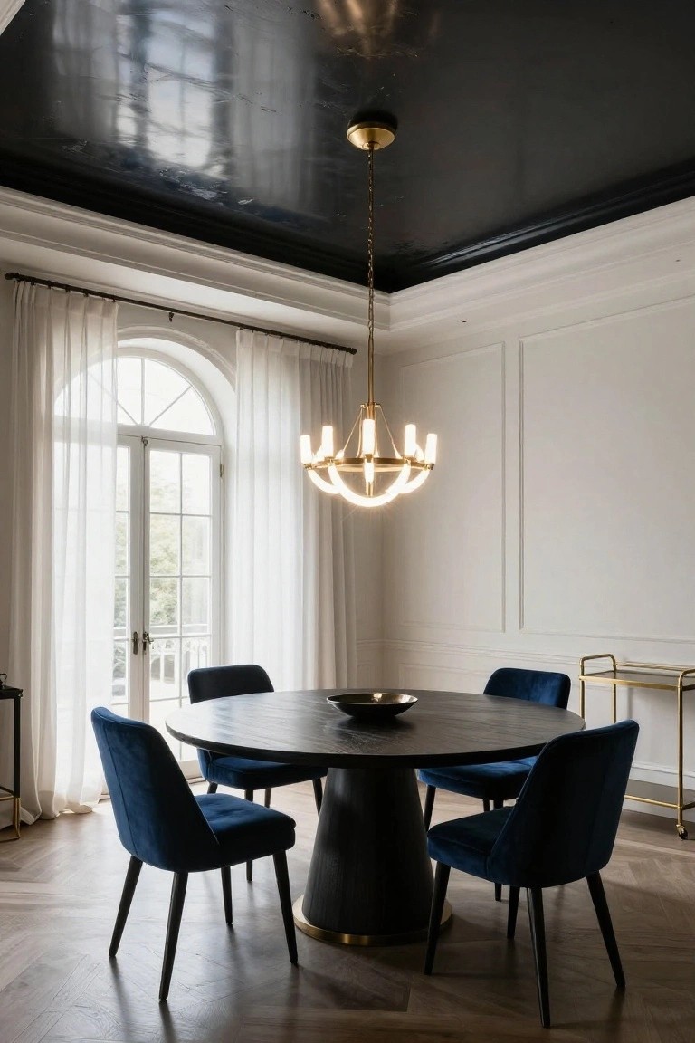 Black Painted Ceilings