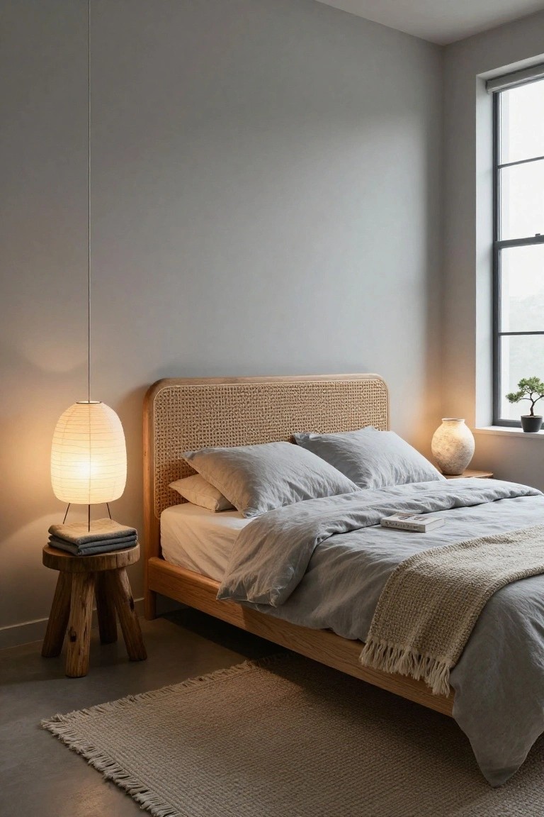 Gentle Bedside Light from a Paper Lantern