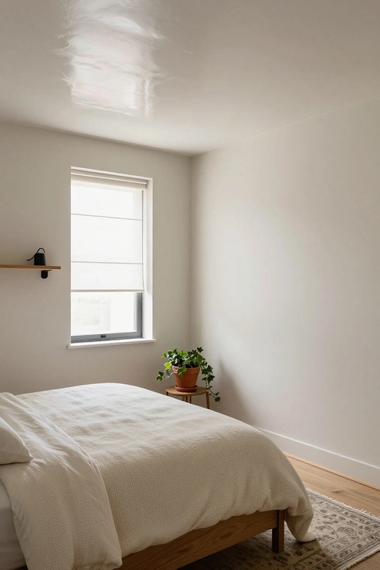 Glossy Ceilings Brighten Tight Spaces