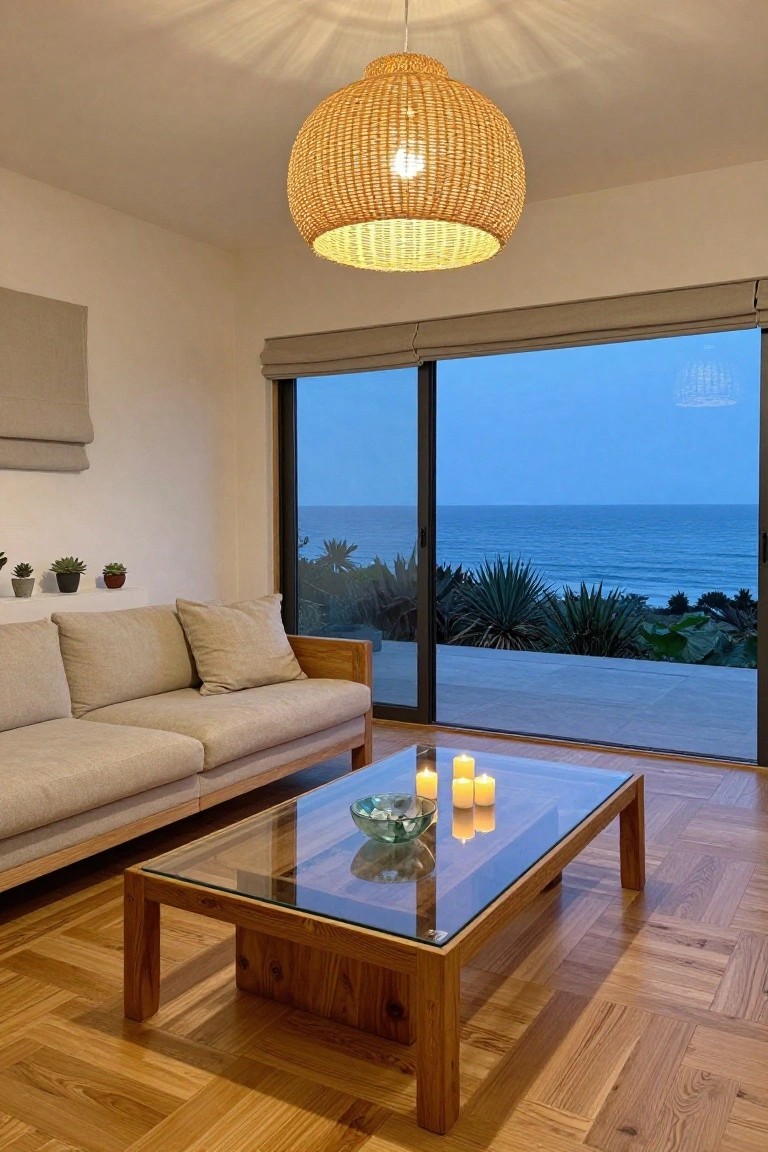 Rattan Pendant Light for Gentle Evenings